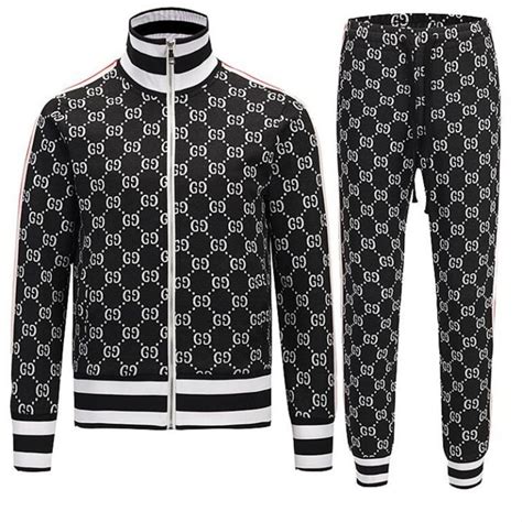 mens gucci tracksuit bottoms|authentic gucci tracksuit.